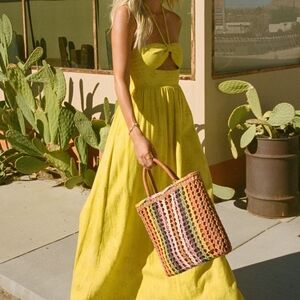 Billabong Vibrant Yellow Maxi Dress